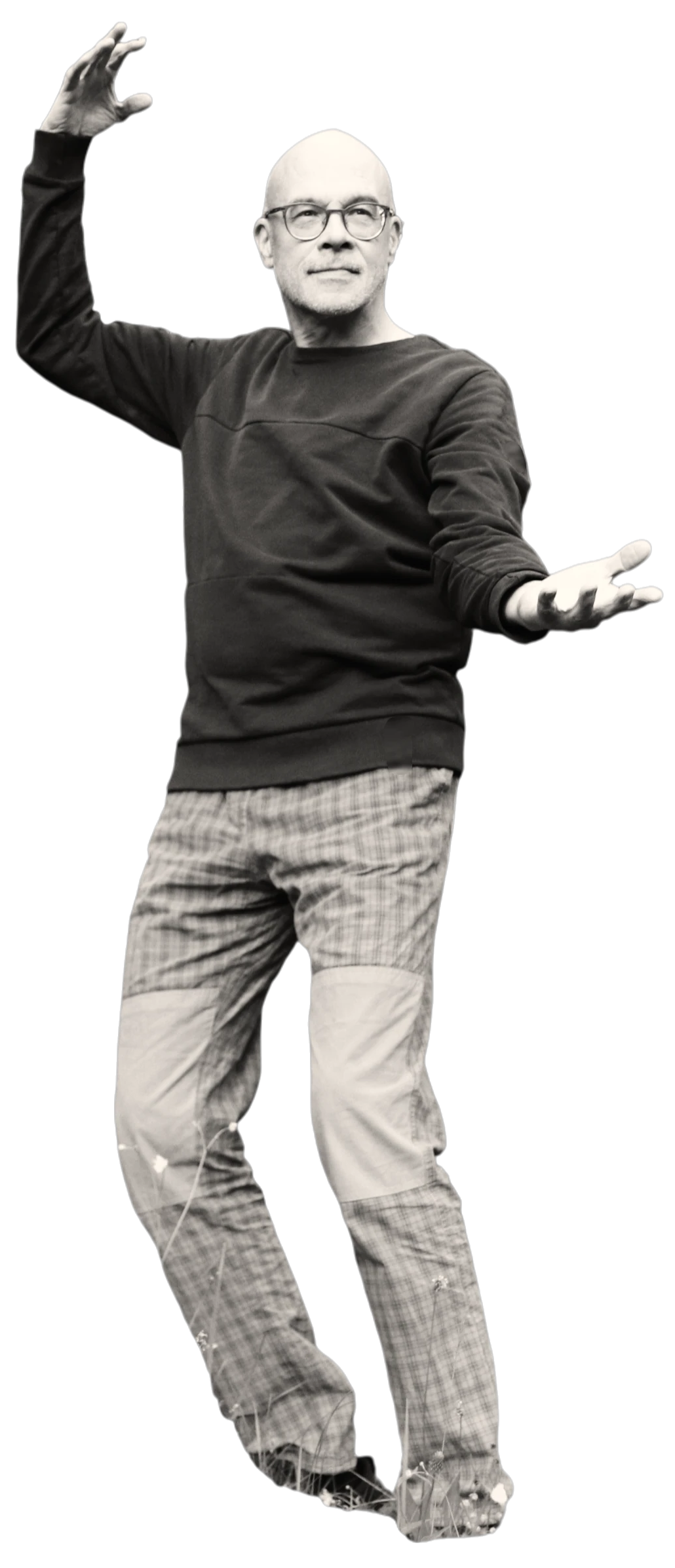 Qi Gong Pose Regenbogen